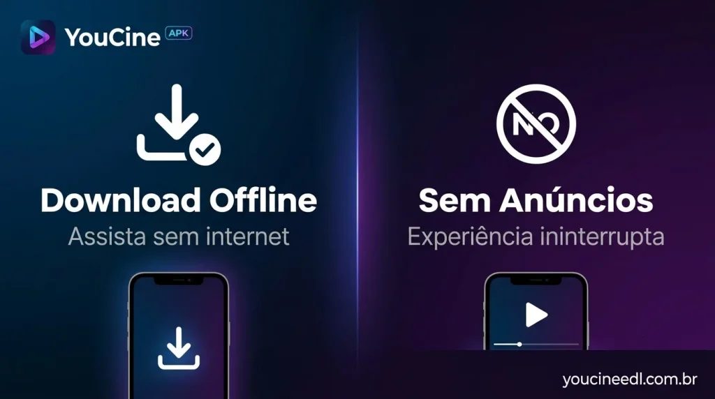YouCine APK download offline sem anuncios beneficios